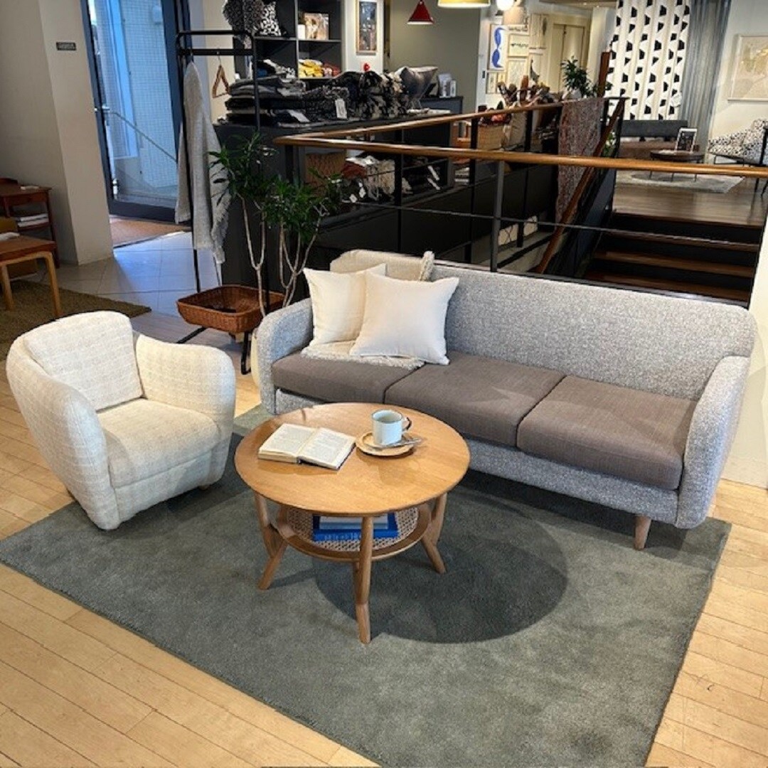 【明日朝まで】IDEE MINI MILLER ARM CHAIR 無印 ソファ IDEE］MINI MILLER ARM CHAIR NAVY
